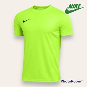 NIKE NEON YELLOW T SHIRT